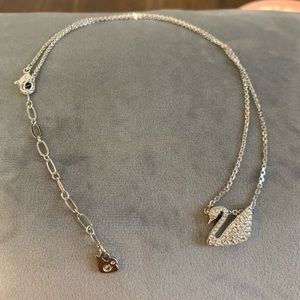Swarovski swan necklace